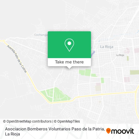 Asociacion Bomberos Voluntarios Paso de la Patria map