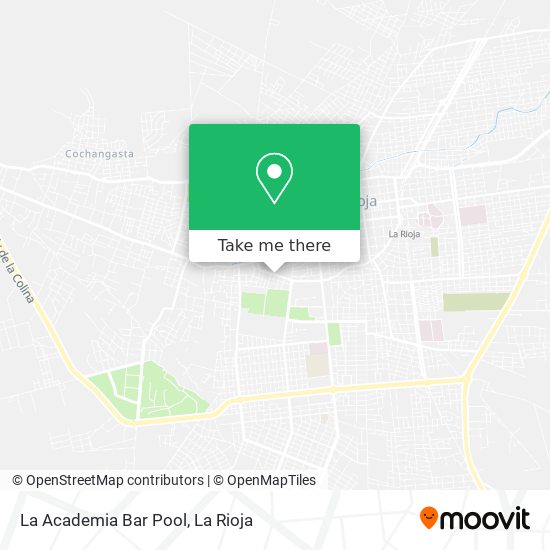 La Academia Bar Pool map