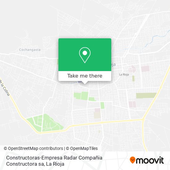 Mapa de Constructoras-Empresa Radar Compañia Constructora sa