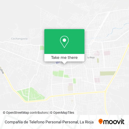 Mapa de Compañía de Telefono Personal-Personal