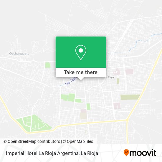 Imperial Hotel La Rioja Argentina map