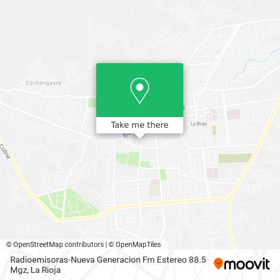 Radioemisoras-Nueva Generacion Fm Estereo 88.5 Mgz map