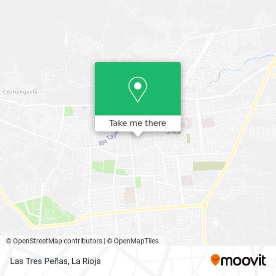 Mapa de Las Tres Peñas