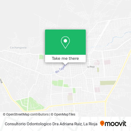 Mapa de Consultorio Odontologico Dra Adriana Ruiz