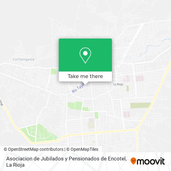 Asociacion de Jubilados y Pensionados de Encotel map