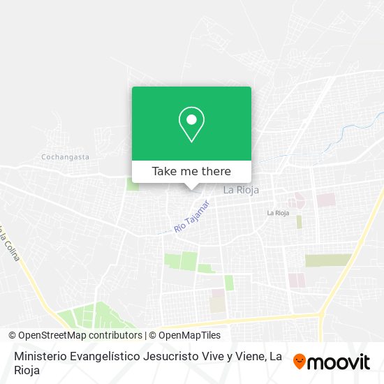 Mapa de Ministerio Evangelístico Jesucristo Vive y Viene