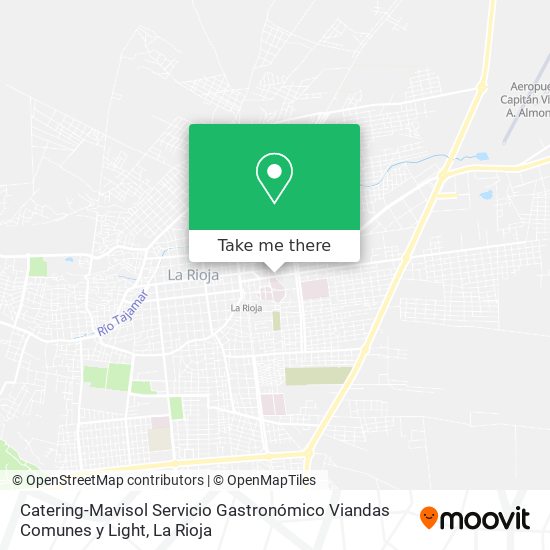 Catering-Mavisol Servicio Gastronómico Viandas Comunes y Light map