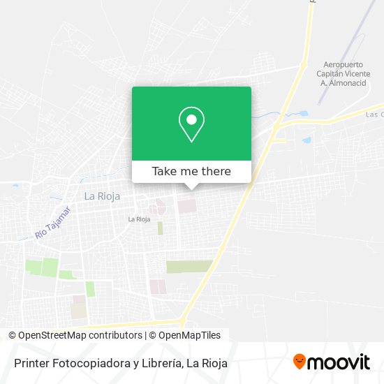 Mapa de Printer Fotocopiadora y Librería