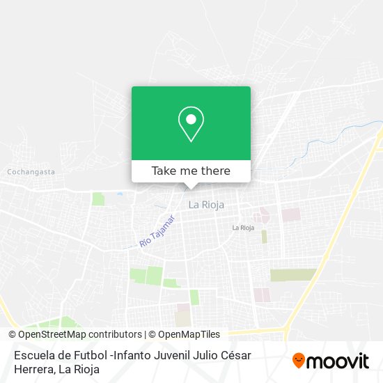 Mapa de Escuela de Futbol -Infanto Juvenil Julio César Herrera