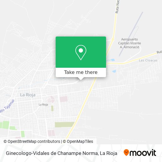 Ginecologo-Vidales de Chanampe Norma map
