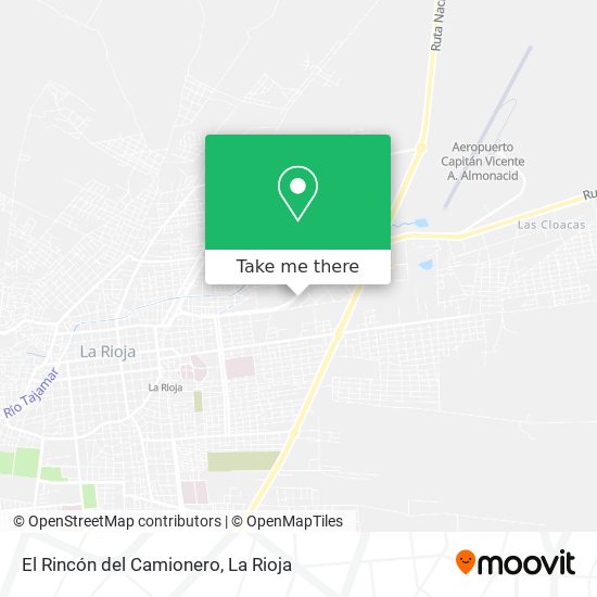 El Rincón del Camionero map