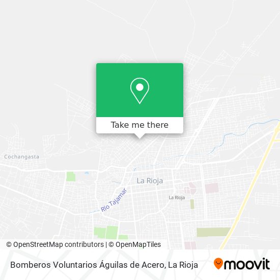 Bomberos Voluntarios Águilas de Acero map