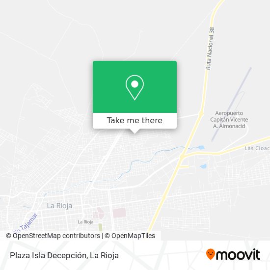 Plaza Isla Decepción map