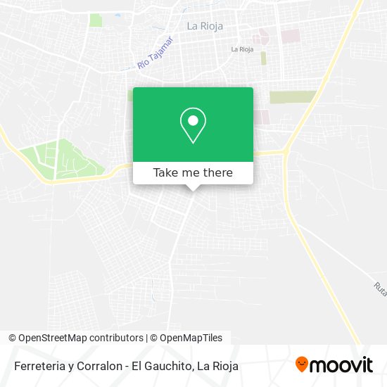 Mapa de Ferreteria y Corralon - El Gauchito