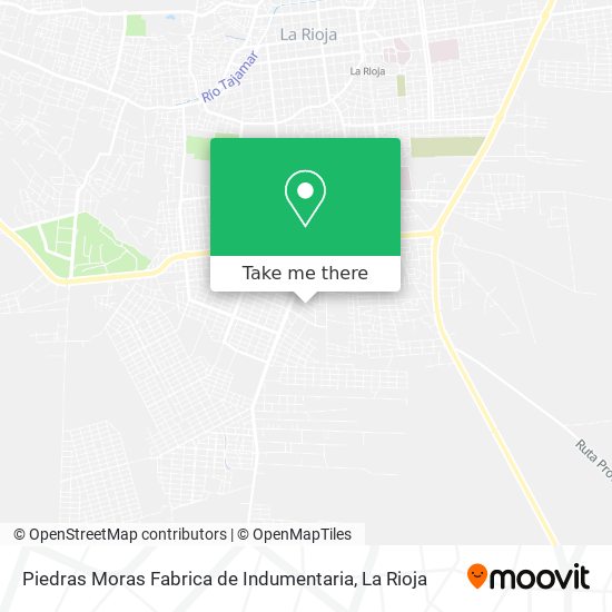 Mapa de Piedras Moras Fabrica de Indumentaria