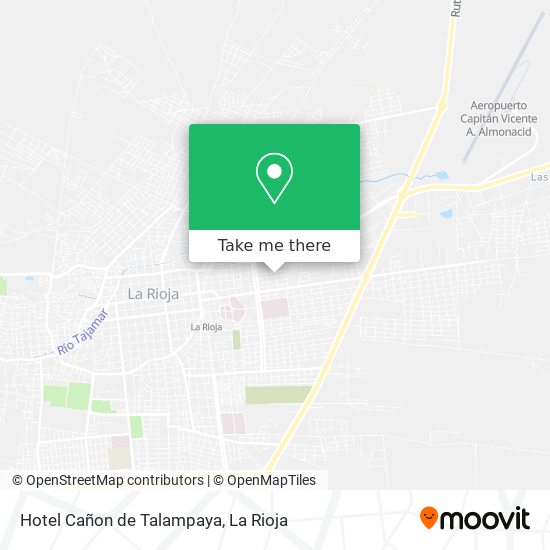 Hotel Cañon de Talampaya map