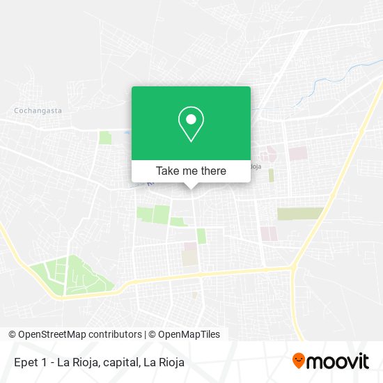 Epet 1 - La Rioja, capital map