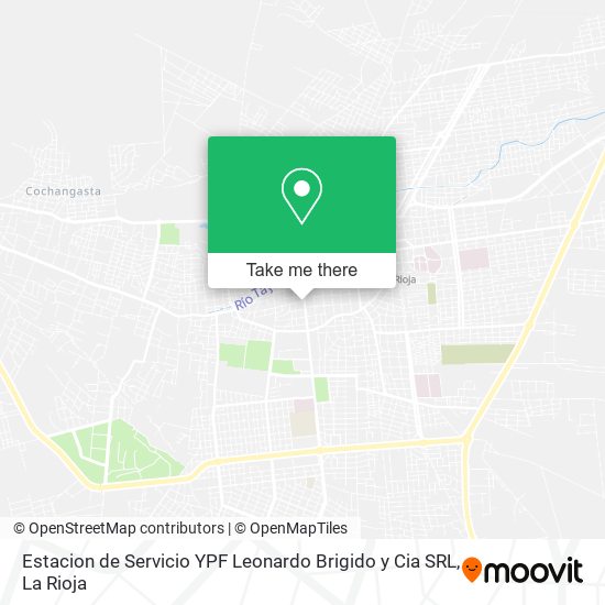 Estacion de Servicio YPF Leonardo Brigido y Cia SRL map