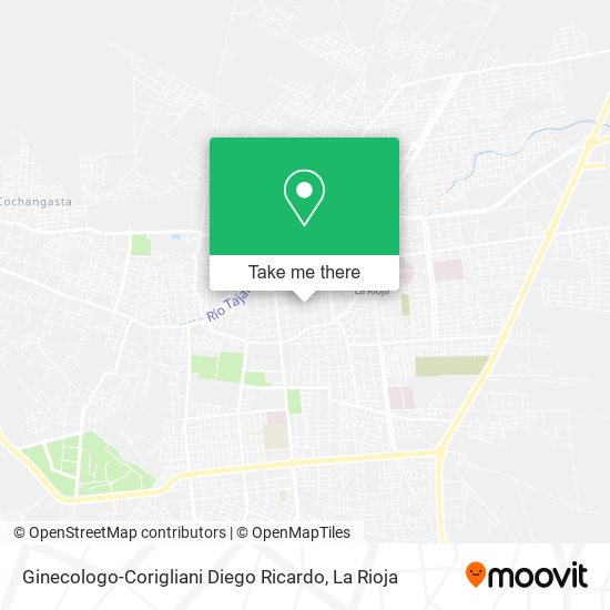 Ginecologo-Corigliani Diego Ricardo map
