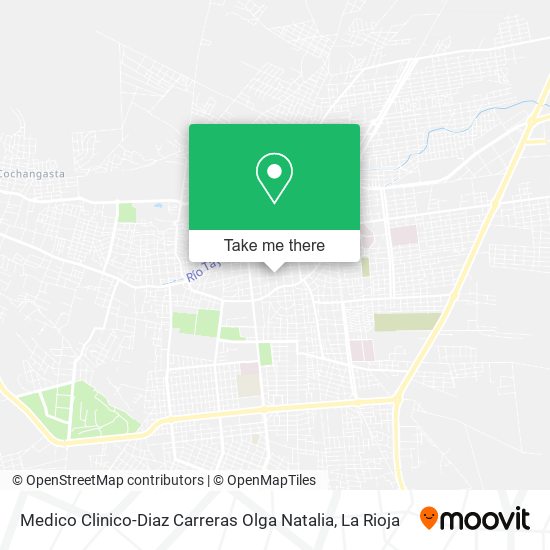 Medico Clinico-Diaz Carreras Olga Natalia map