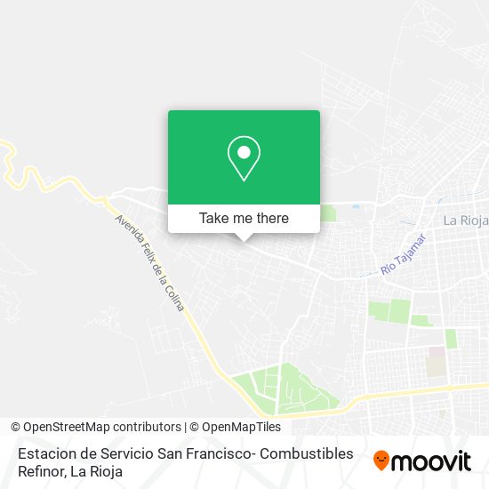 Estacion de Servicio San Francisco- Combustibles Refinor map