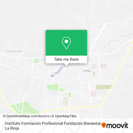Instituto Formación Profesional Fundación Bienestar map