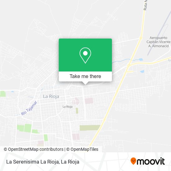 La Serenisima La Rioja map