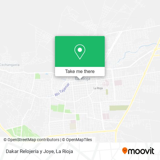 Mapa de Dakar Relojería y Joye