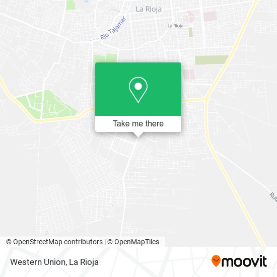 Mapa de Western Union