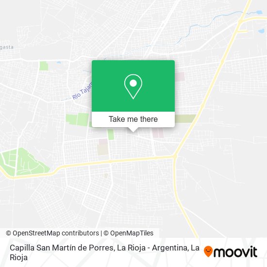 Capilla San Martín de Porres, La Rioja - Argentina map