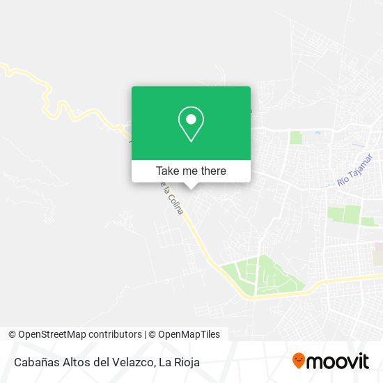 Mapa de Cabañas Altos del Velazco