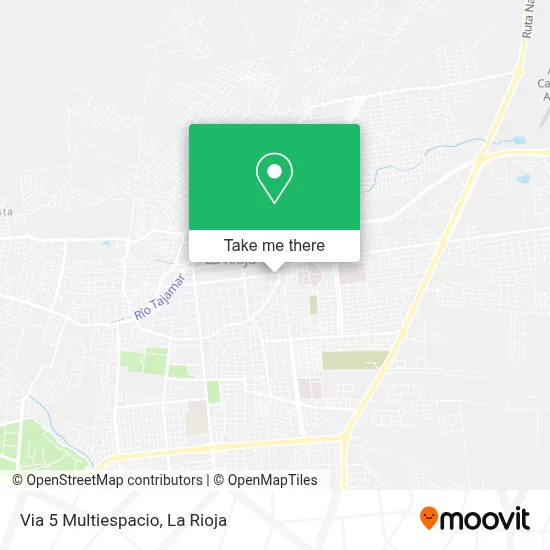 Via 5 Multiespacio map