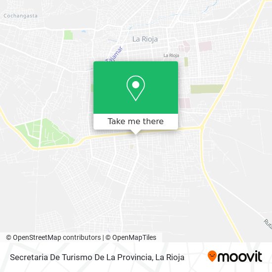 Mapa de Secretaria De Turismo De La Provincia