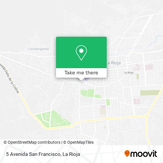 5 Avenida San Francisco map