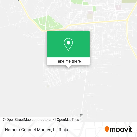 Homero Coronel Montes map