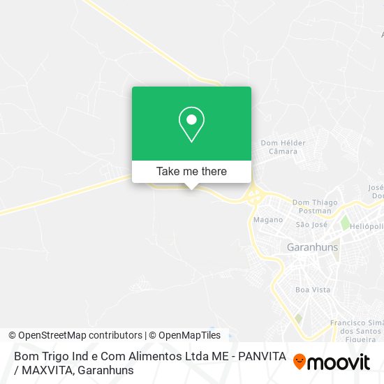 Bom Trigo Ind e Com Alimentos Ltda ME - PANVITA / MAXVITA map