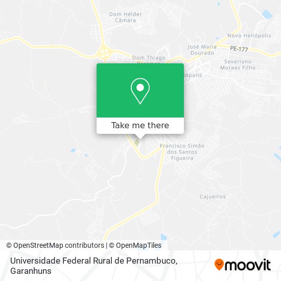 Universidade Federal Rural de Pernambuco map