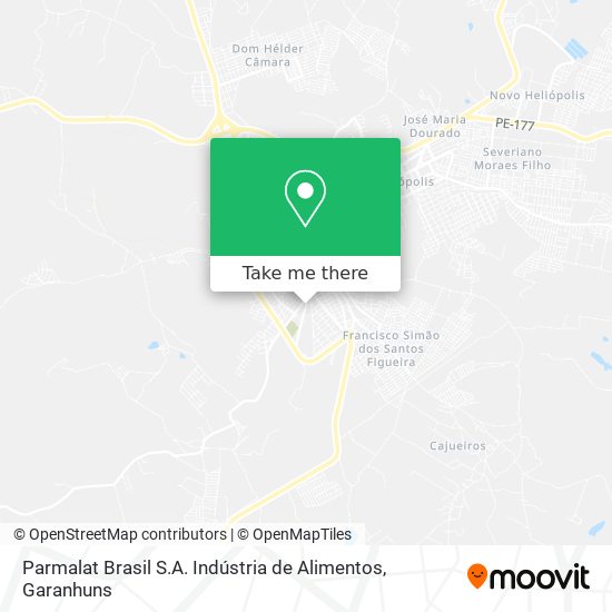 Mapa Parmalat Brasil S.A. Indústria de Alimentos