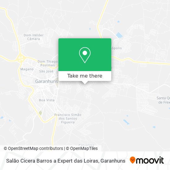Salão Cicera Barros a Expert das Loiras map