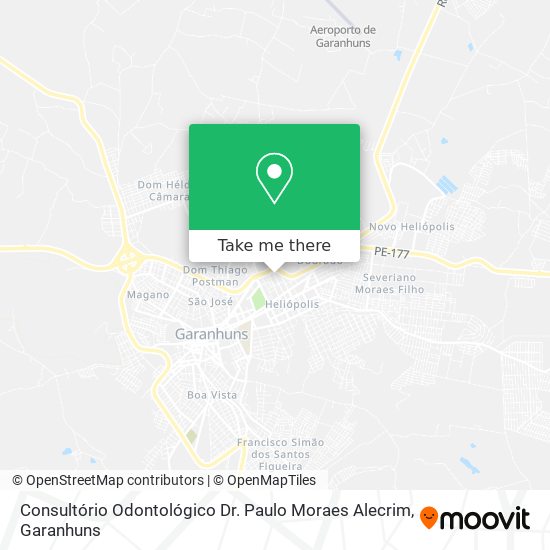 Consultório Odontológico Dr. Paulo Moraes Alecrim mapa