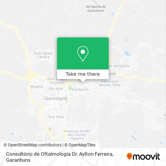 Consultório de Oftalmología Dr. Aylton Ferreira map