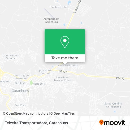 Teixeira Transportadora map