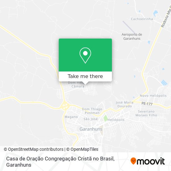 Casa de Oração Congregação Cristã no Brasil map