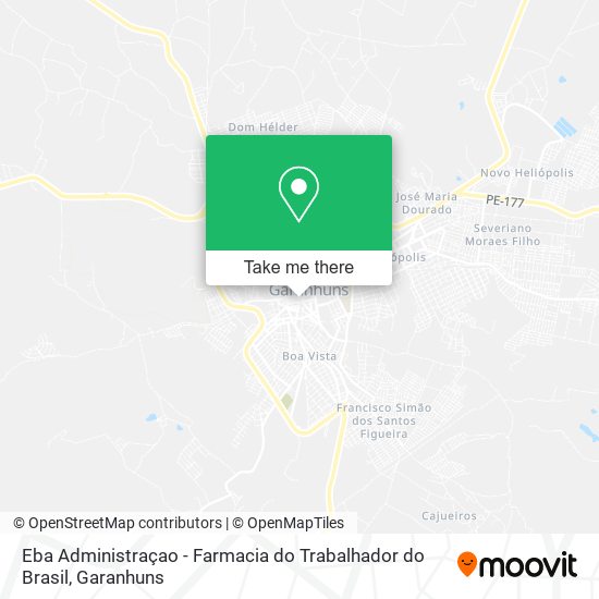 Eba Administraçao - Farmacia do Trabalhador do Brasil mapa