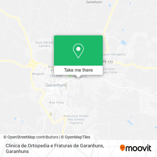Clinica de Ortopedia e Fraturas de Garanhuns map