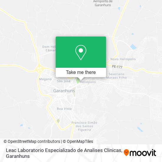 Leac Laboratorio Especializado de Analises Clinicas mapa