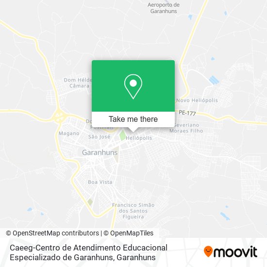 Caeeg-Centro de Atendimento Educacional Especializado de Garanhuns map