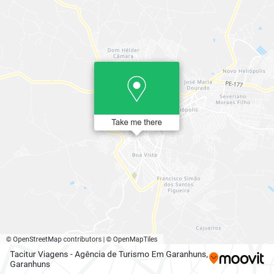 Tacitur Viagens - Agência de Turismo Em Garanhuns map