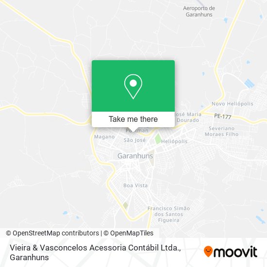 Mapa Vieira & Vasconcelos Acessoria Contábil Ltda.