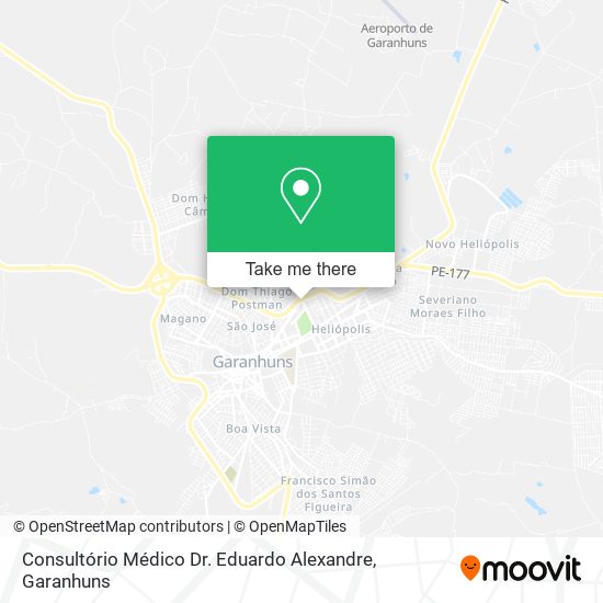 Mapa Consultório Médico Dr. Eduardo Alexandre